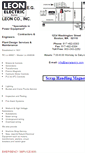 Mobile Screenshot of leonelectric.com